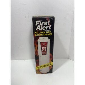 First Alert Pittway Kitchen Fire Extinguisher 20.6 Oz KFE2 OLD For Decor!  Read*